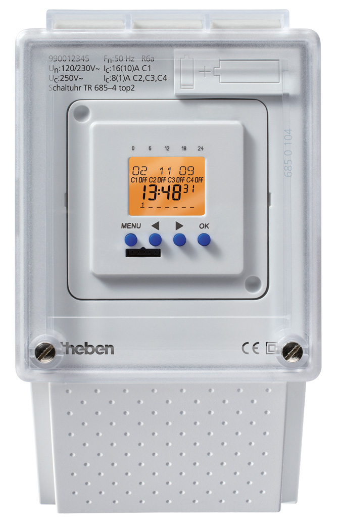Tariff time switch  TR 685-4 top2