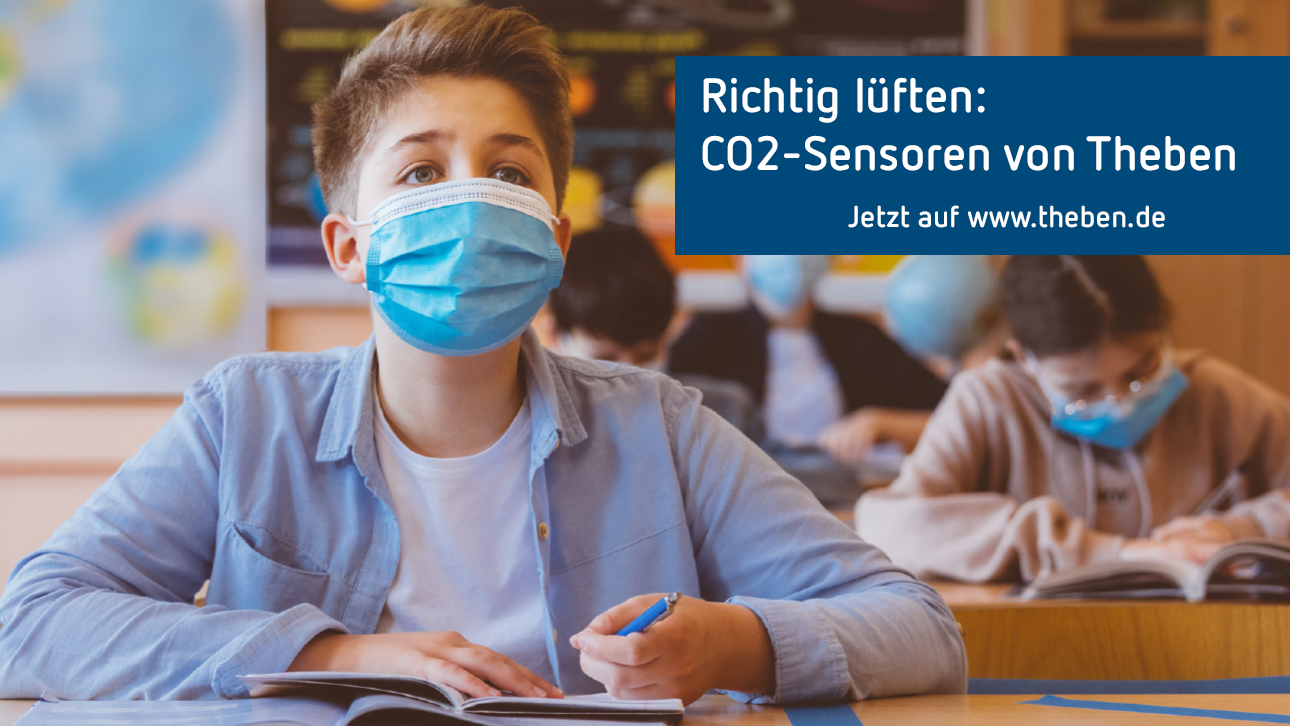 Richtig lüften: CO2-Sensoren von Theben auf theben.de